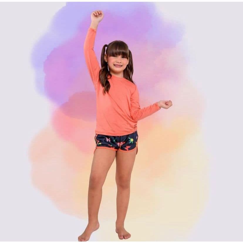 Camisa UV Infantil proteção solar - Masculino e feminina - Menino e menina - bebe - Blusa UV