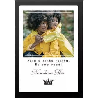 Quadro Decorativo Presente Dia Das Mães Personalizado