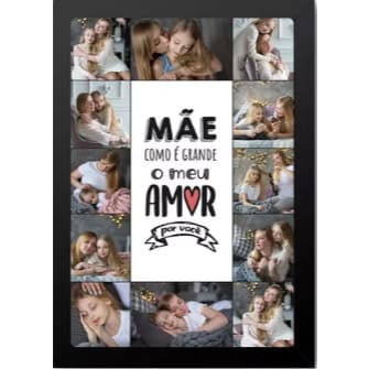 Presente Dia Das Mães Quadro Com Foto Modelo 12 Fotos