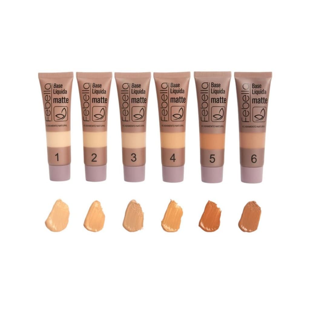 Base Líquida Matte Febella acabamento matte