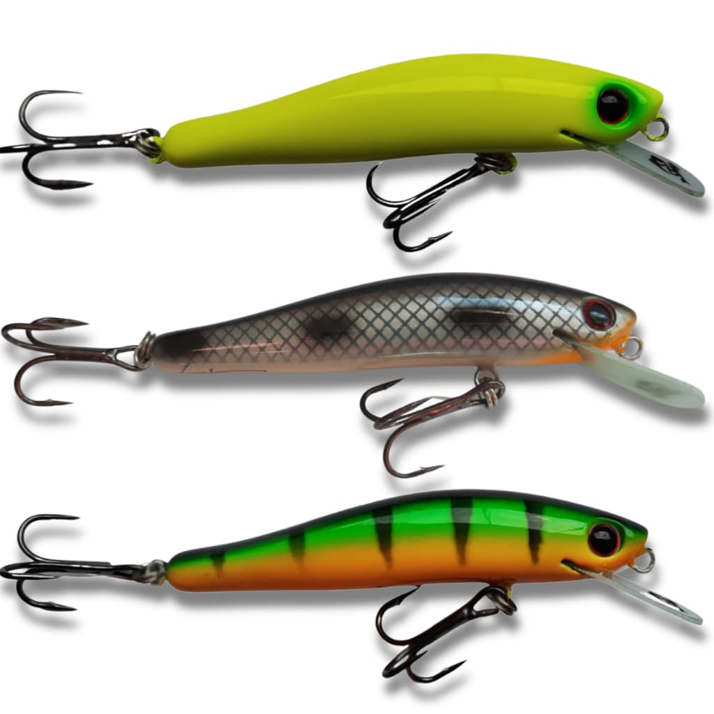 Kit 3 Iscas Strey Lendária 90 Jerkbait Sinking 9cm 13g