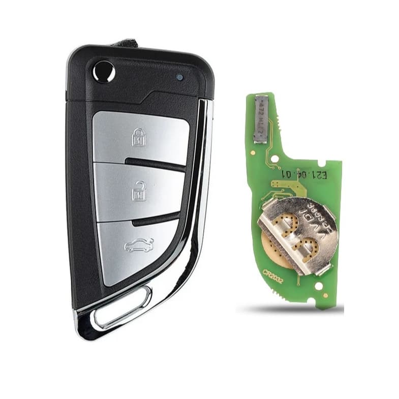 Chave Canite VVDI Xhorse Com PCF Com Chip na Placa