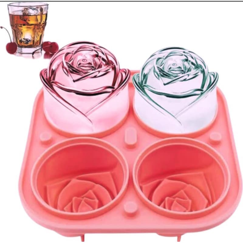 Forma de Gelo Bombom Doces Sabonete Artezanato Formato Rosas em Silicone
