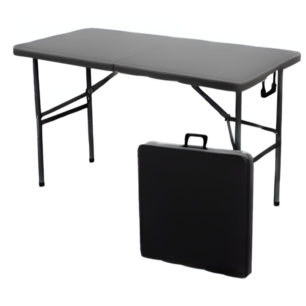 Mesa Com Regulagem De Altura Dobrável Portátil Ajuste 3 níveis Maleta Com Alça Para Camping Dj 1,22m