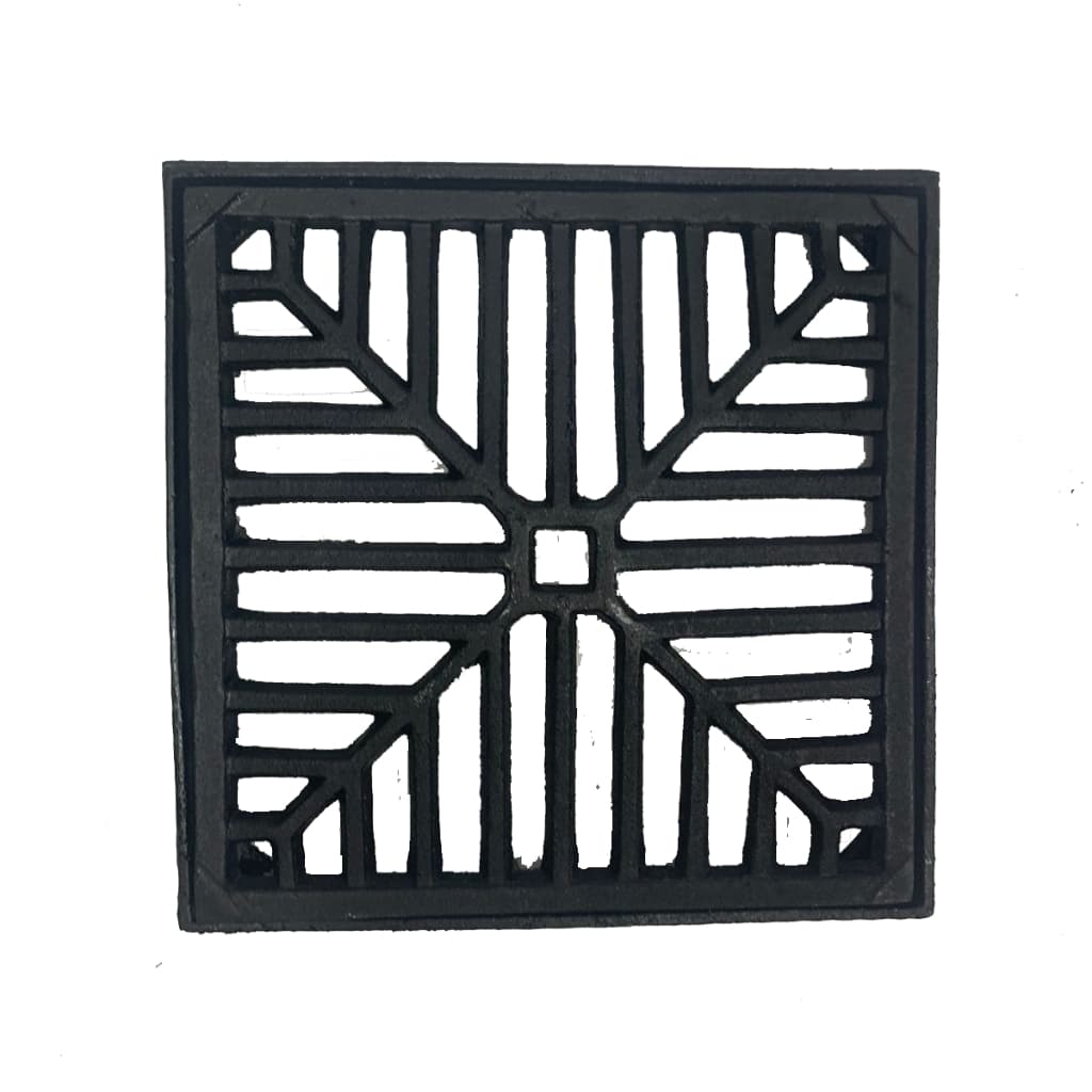 ralo de ferro côncavo nas medidas de 30x30 cm