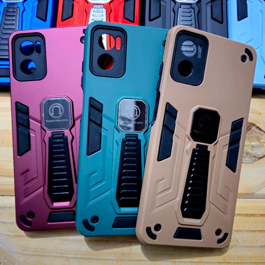 Capa capinha anti impacto silicone com Suporte para Motorola Moto E22 / Capa Para  Motorola Moto E22 - Magnético