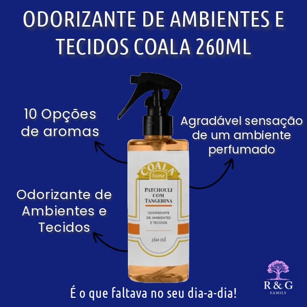 ODORIZANTE DE AMBIENTES E TECIDOS COALA 260ML