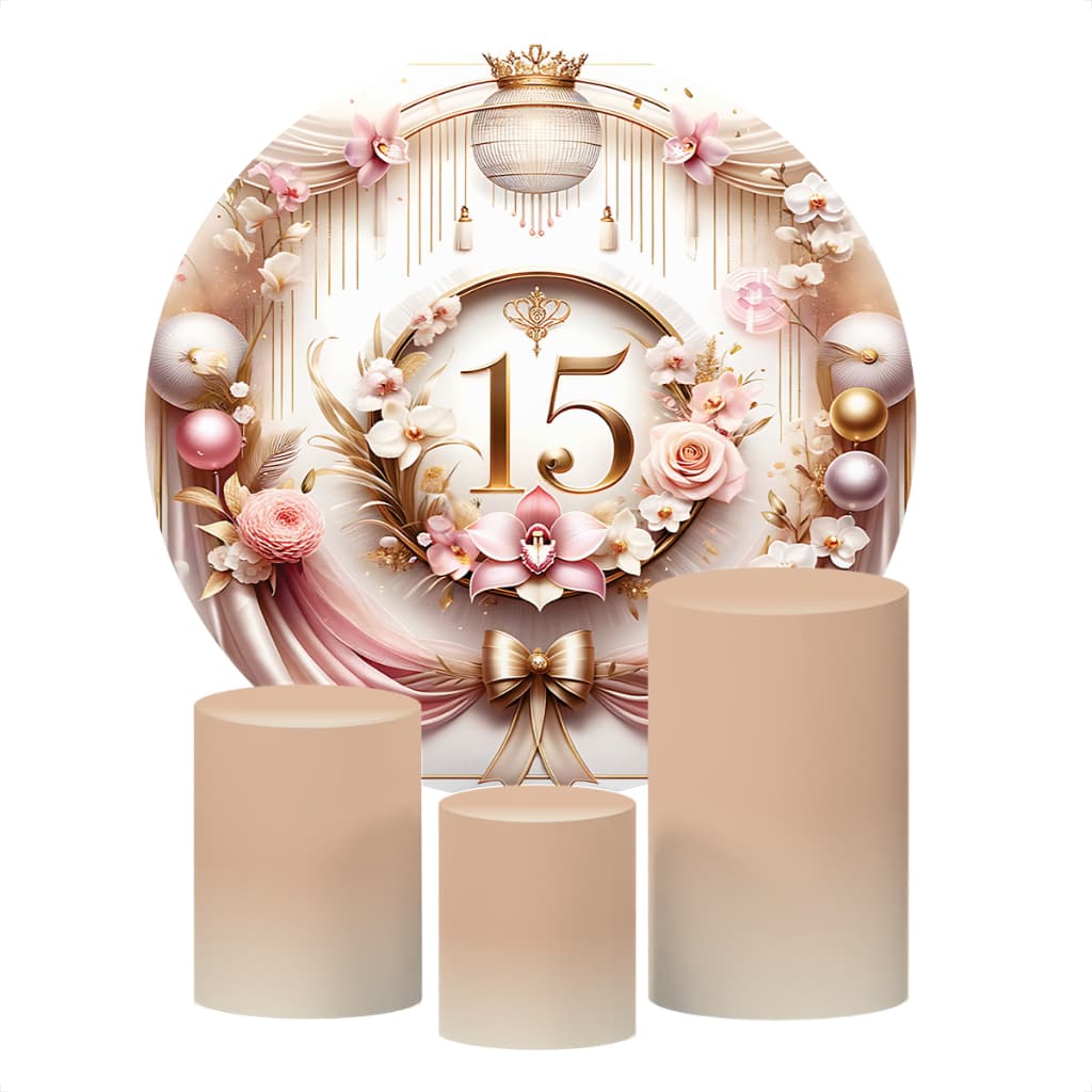 Kit 4 Capas Decorativas Para Festa de 15 Anos Sublimado Várias Estampas Tecido Premium Para Festas