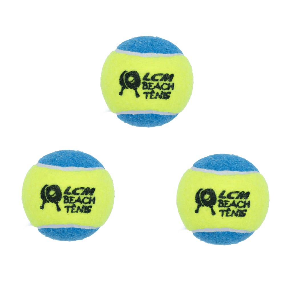 KIT Bolas Beach Tennis Bolinha Tênis Praia LCM