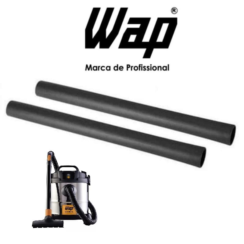 Tubo Extensor Prolongador para Aspirador de Pó Wap GTW12 Inox