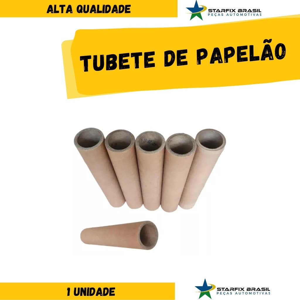 Unidade Tubo Tubete  Rígido Papelão 56cm