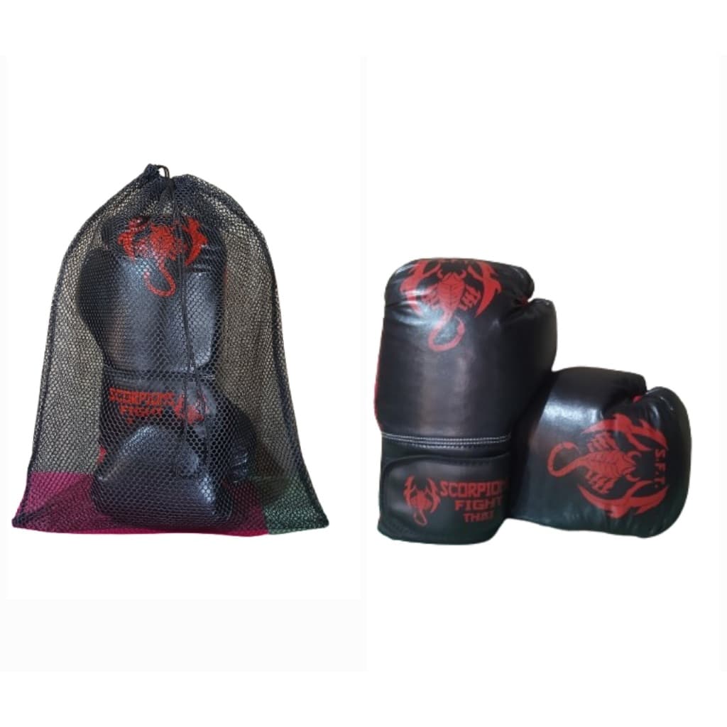 Luva Muay Thai Boxe Kickboxing + sacola