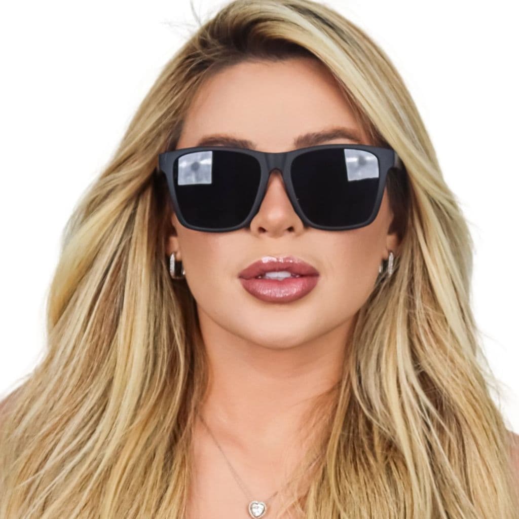 Óculos Escuro Quadrado Moda Estiloso Unissex Proteção Uv400