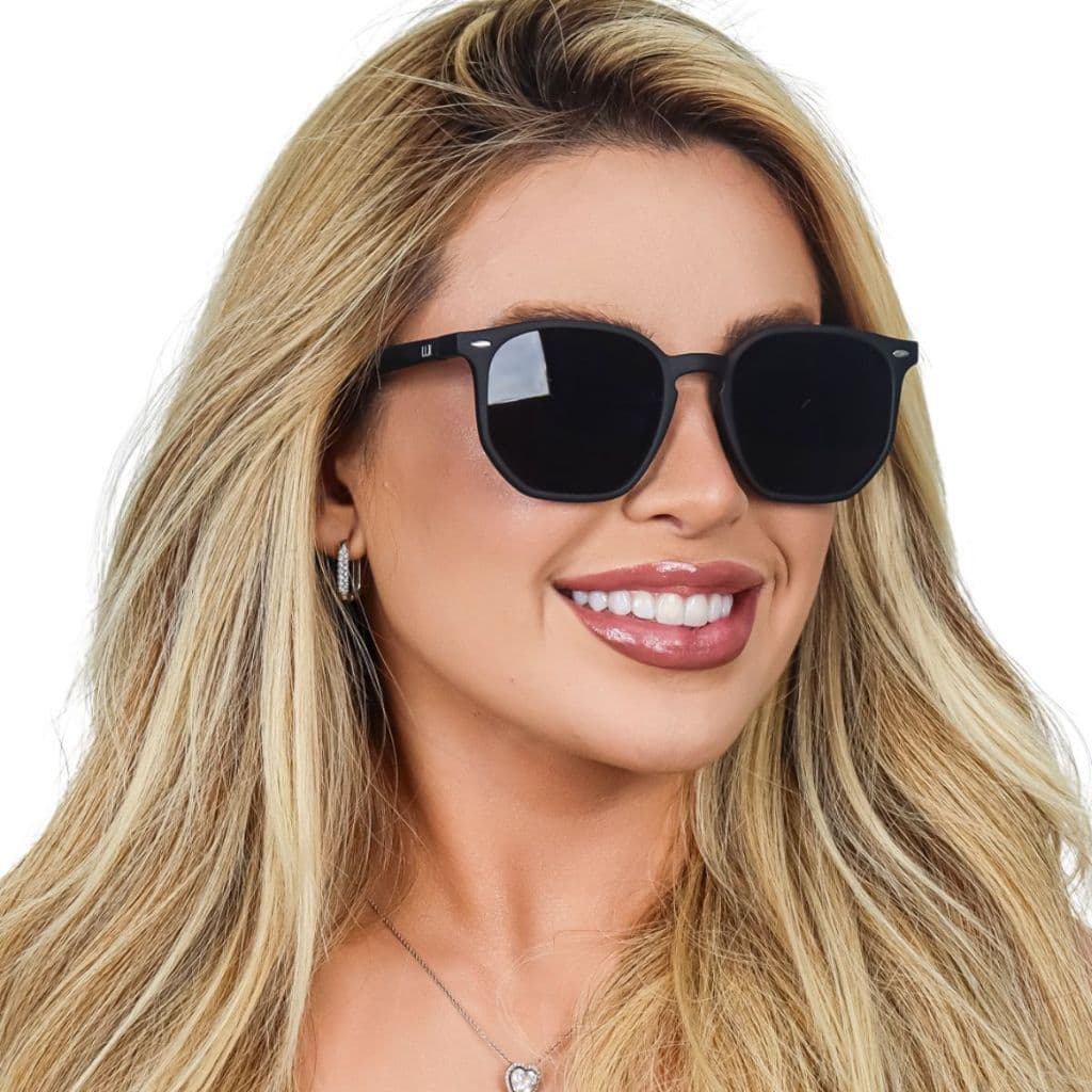 Óculos De Sol Fashion Estiloso Feminino Masculino Uv400