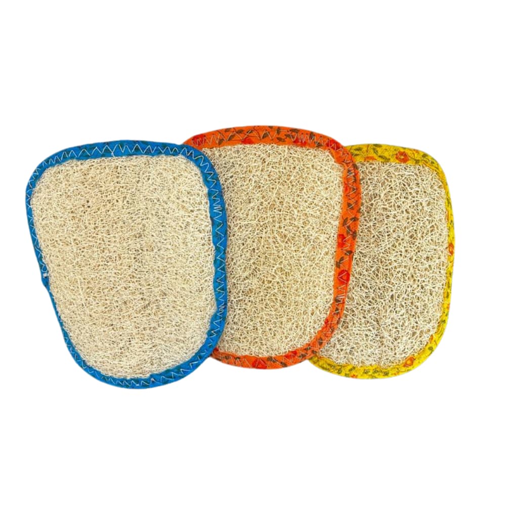 Combo 10 Buchas Vegetais Luva Banho E Limpeza 100% Natural Atacado