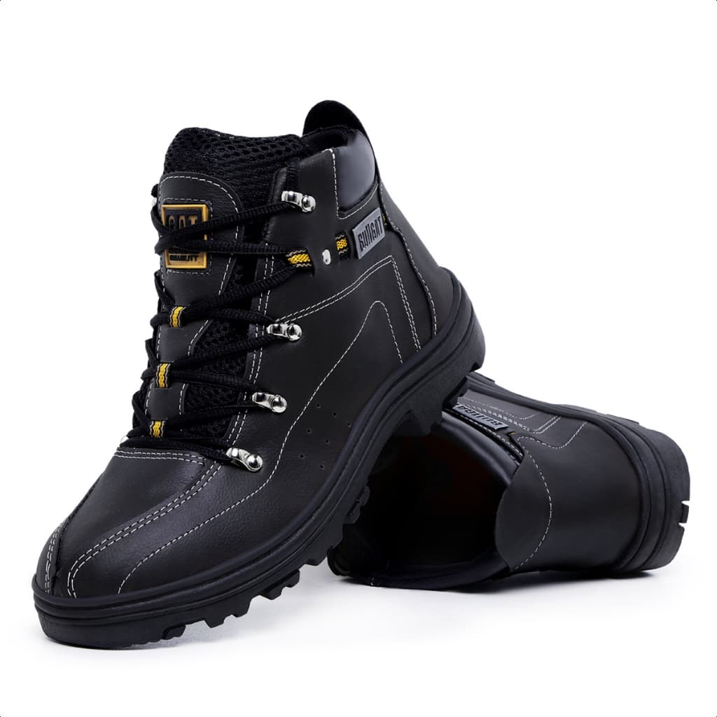 Coturno Bullgat Masculino Confortável de Couro Sintético pro Dia a Dia Origens Adventure Envio Rápido