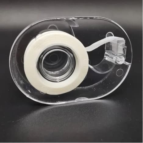 Cortador TRANSPARENTE Acrílico/ SUPORTE DE FITA Micropore cílios