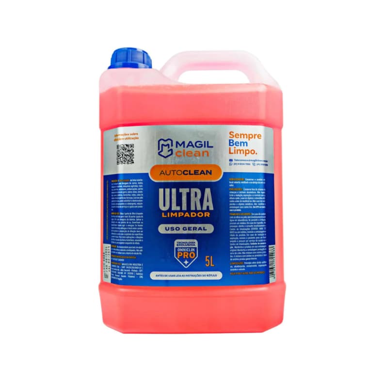 Ultra Limpador Magil Clean Auto Clean Shampoo Concentrado Pré-Lavagem APC Sujeiras Orgânicas e Minerais