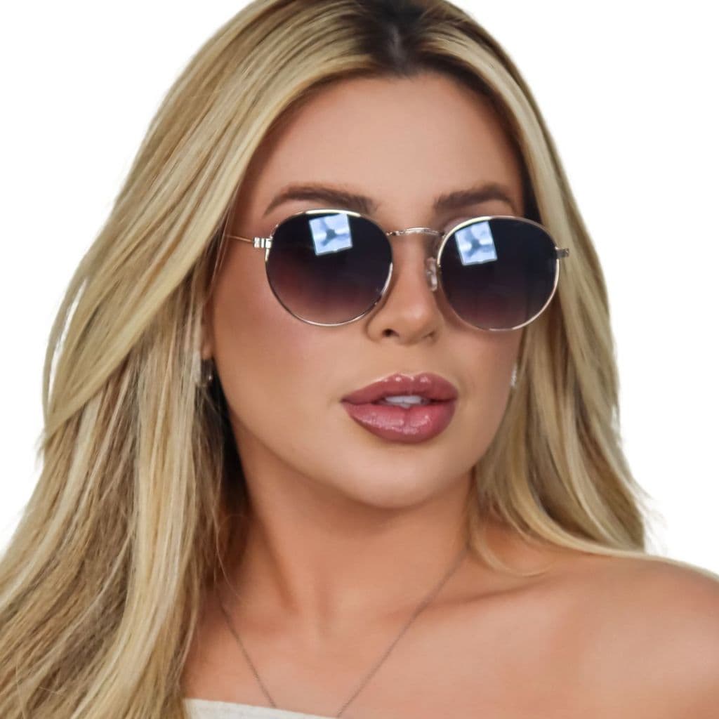 Óculos De Sol Top Clássico Lux Proteção Uv400 Unissex
