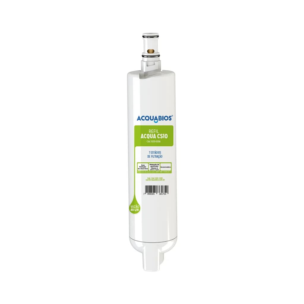 Refil Vela Filtro Purificador Consul compatível CPB34AS, CPB34AF, CPB34AB, CPC31AF, CPC31AB, CPC30AB, CPC30AF, CPB35AB