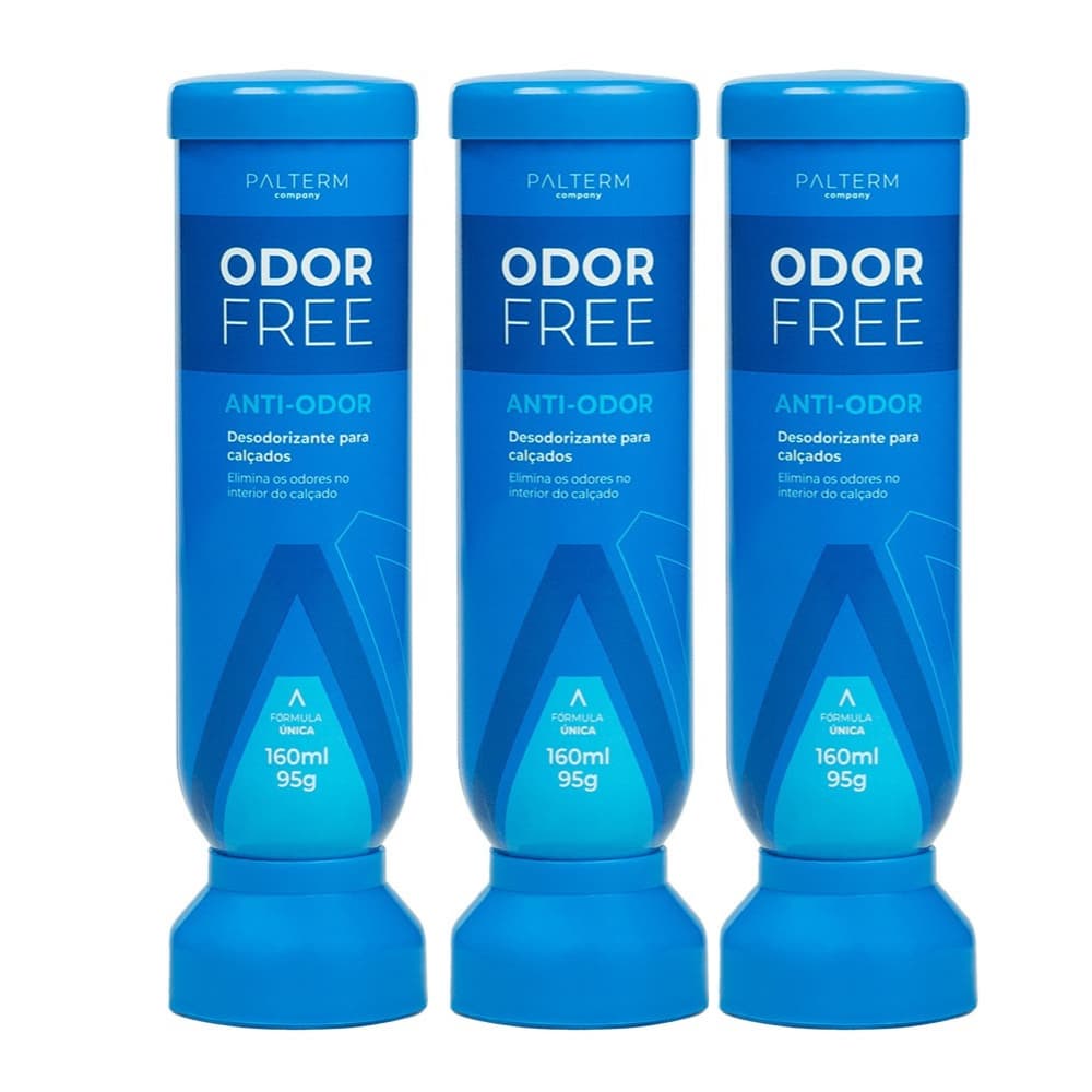 Kit 3 Desodorante para Calçados Odor Free - Palterm