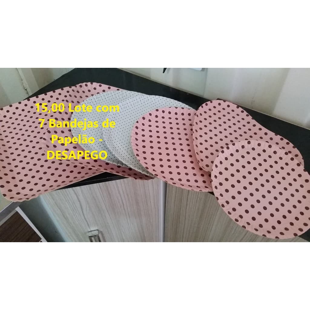 Lote com 7 Bandejas de Papelão - DESAPEGO