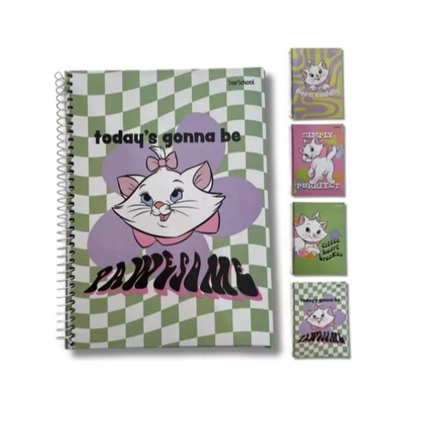Caderno Espiral Universitario CD 10x1 160 Fls Marie Escola Faculdade Anotações
