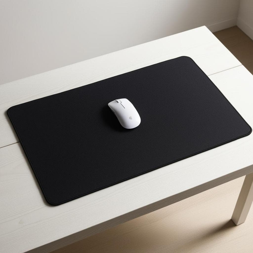 Mouse Pad Gamer Grande 90x40cm Preto Base Antiderrapante Confortável