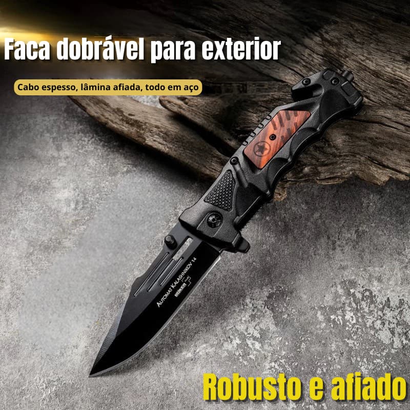 Canivete dobrável multifuncional para atividades ao ar livre