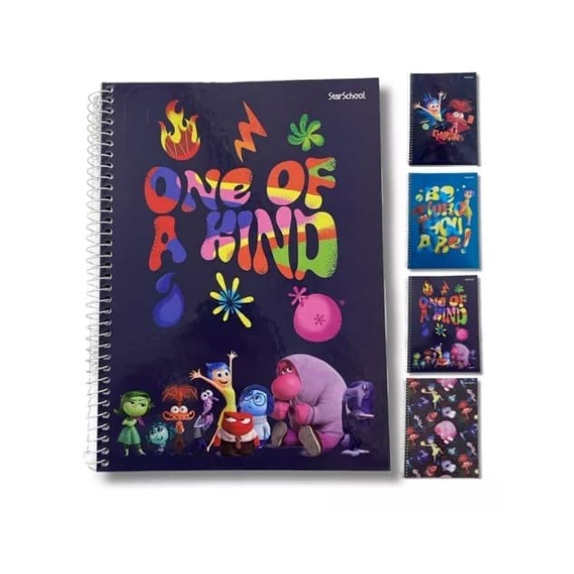 Caderno Espiral Universitario CD 10x1 160 Fls DivertidamenteEscola Faculdade Anotações