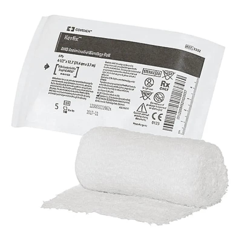 Rolo De Gaze Com Phmb Kerlix Antimicrobial 11,4 Cm X 3,7m