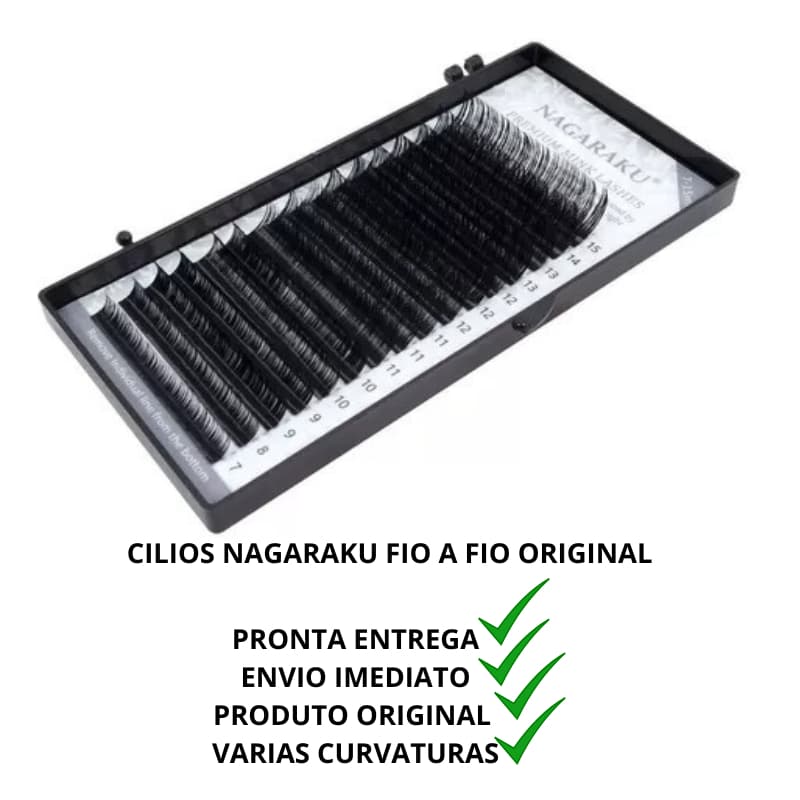 Cílios Nagaraku Fio A Fio E Volume Russo Curvatura VARIAS CURVATURAS MIX | ENVIO IMEDIATO| PRONTA ENTREGA~