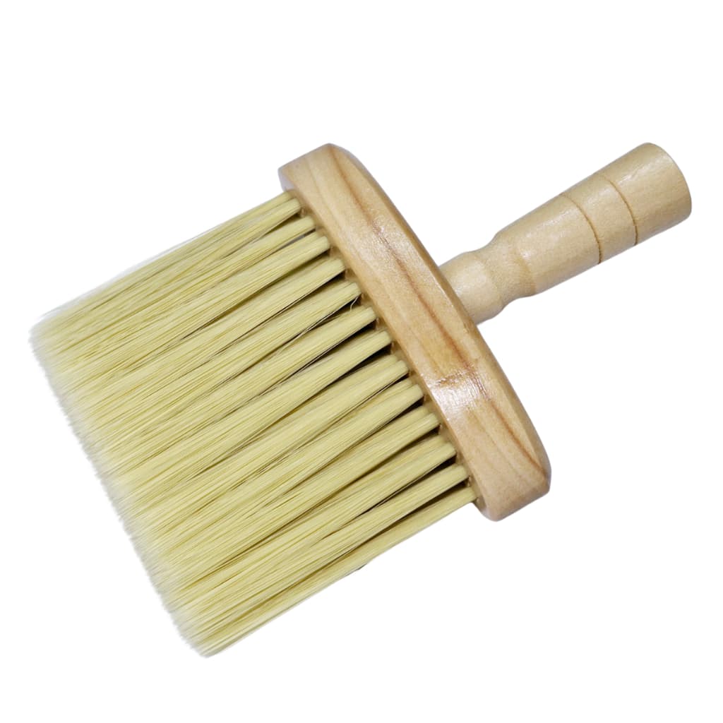 ESPANADOR MADEIRA MACIO ÓTIMA QUALIDADE BARBEARIA BARBERSHOP CABELEIREIRO