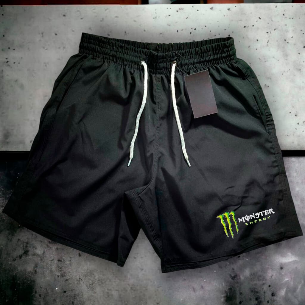 Bermuda Mauricinho -  MONSTER ENERGY  Academia, Skate, Corrida, Basquete