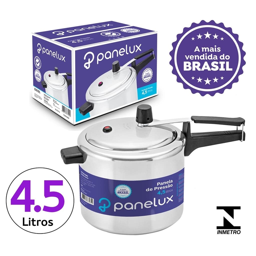 PANELA DE PRESSÃO PANELUX 4,5 L