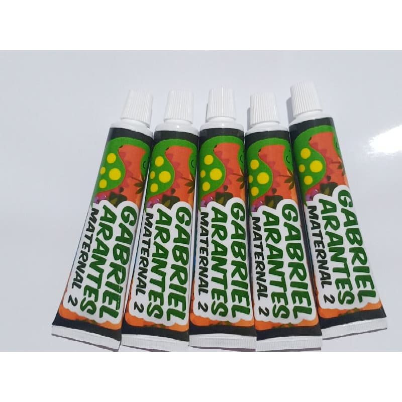 Creme dental infantil  personalizados 2 unidades