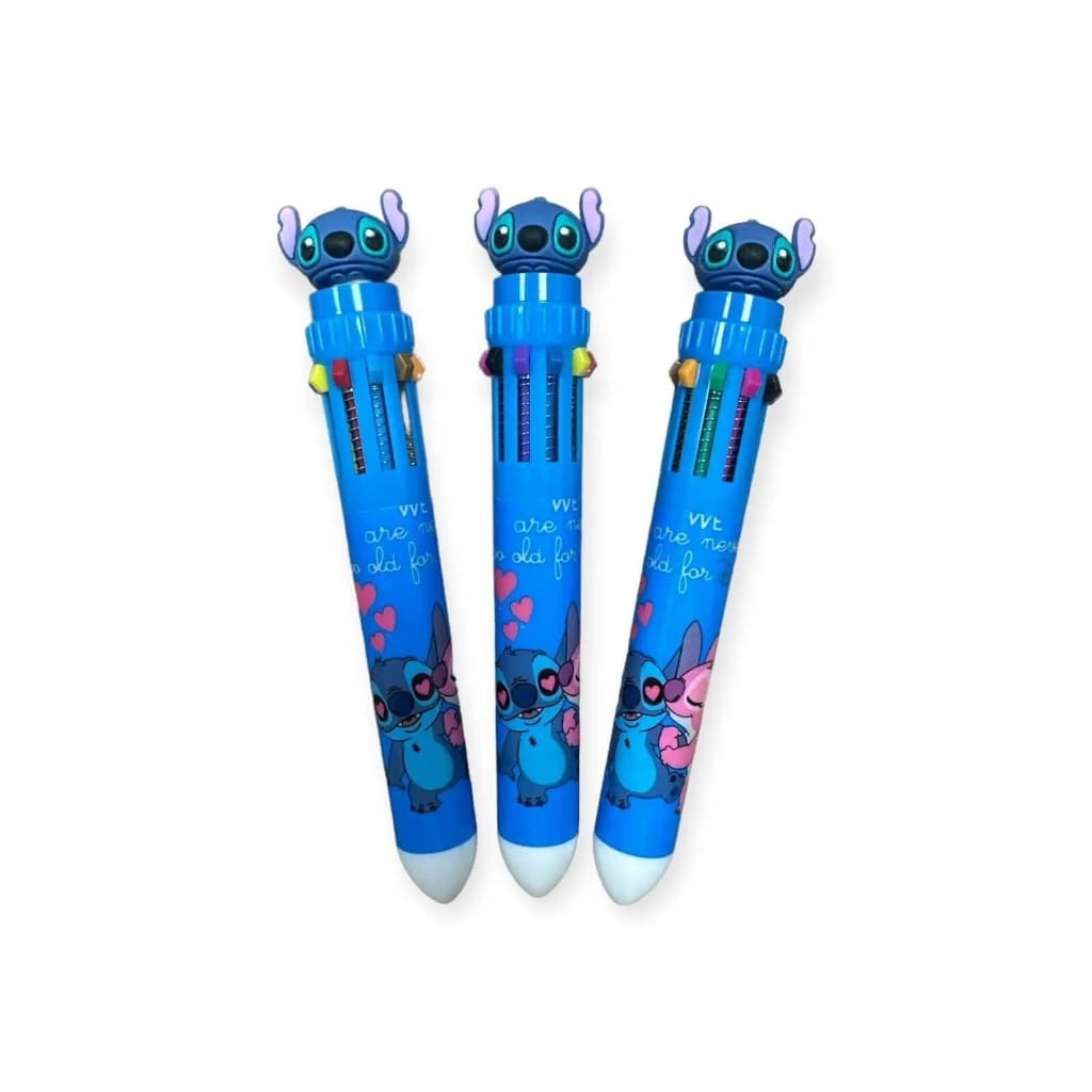 Caneta 10 cores - Stitch 1 UNIDADE