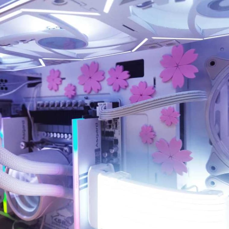 Flor Sakura Para PC Customização Para Setup Sakura Com Ima 9 uni