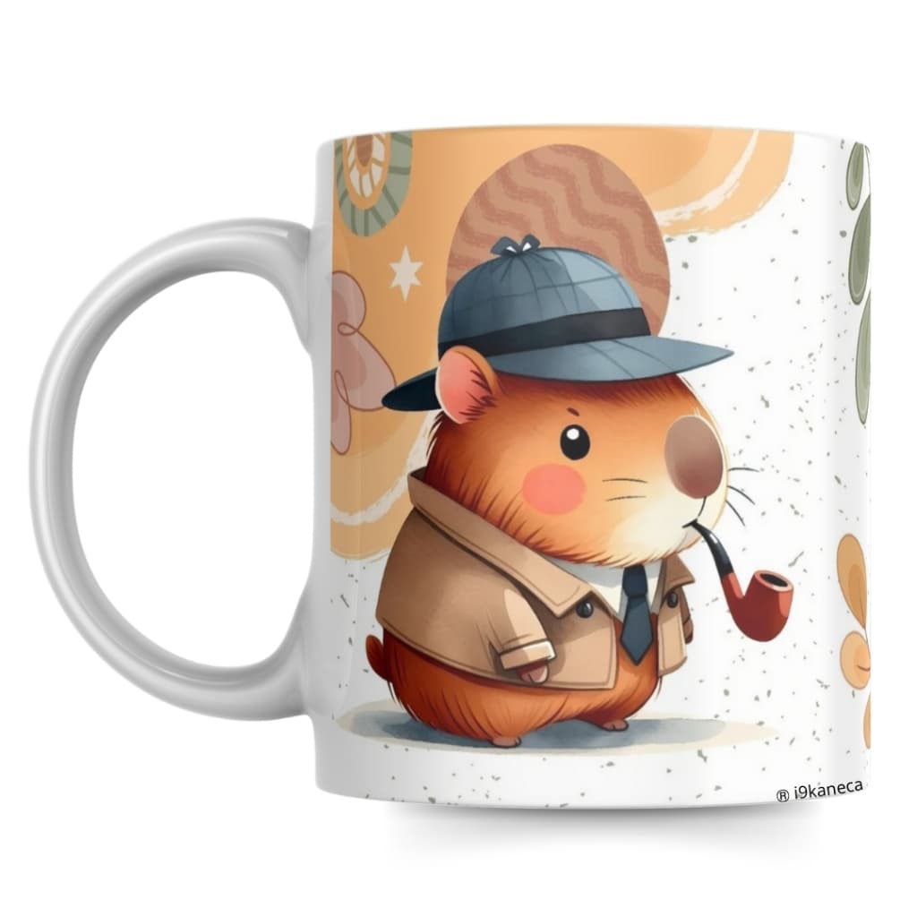 Caneca Xícara Capivara COM SEU NOME Exclusiva Presente Amiga Amigo Engraçada Meme Capilover Meme