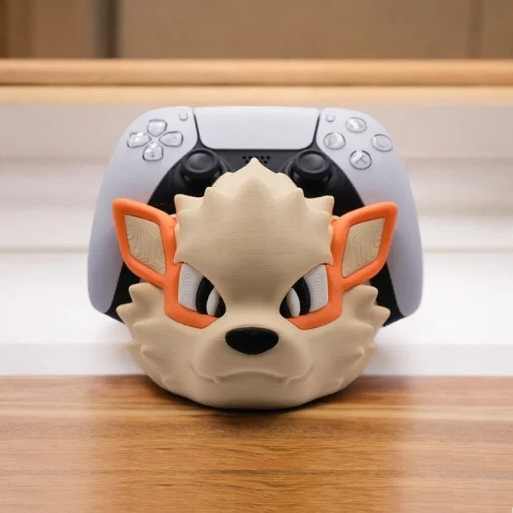 Suporte Arcanine para Controle Xbox, Playstation, Nintendo Switch - presente gamer jogos