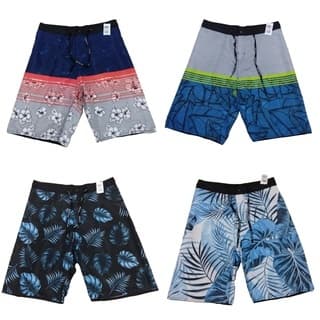 Kit com 5 Bermudas Masculinas tactel Praia dia a dia Casual