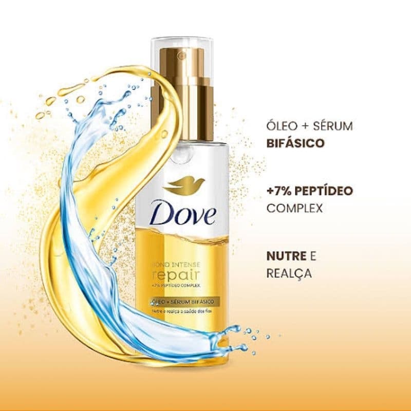 Oleo Reparador Dove Bond Repair Óleo+Sérum Bifásico Finalizador 110ml