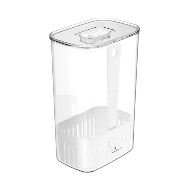 Organizador de Temperos 2,3L Clear Fresh OU 10 x 14,5 x 22,5cm - Natural