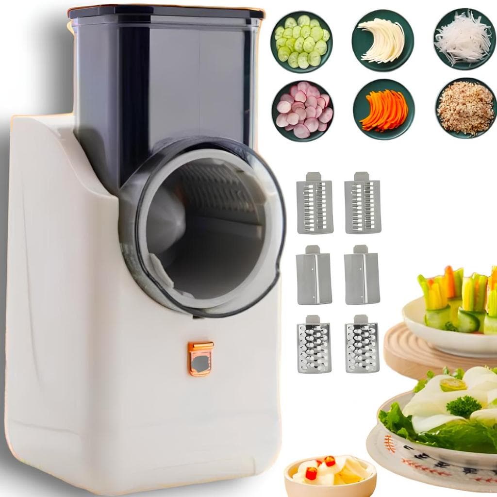 Ralador De Queijo Multifuncional De Cozinha Elétrico Carne Triturador De Alimentos Cortador Vegetais