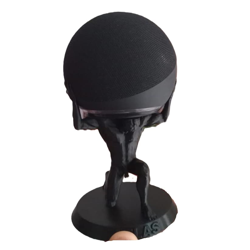Suporte Alexa Echo Dot 4 e 5 geração Atlas Low Poly