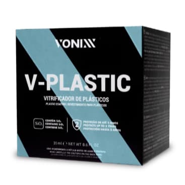 V-Plastic Vonixx 20ml Vitrificador de Plástico Renovação e Proteção para Superfícies Contra Raios UV