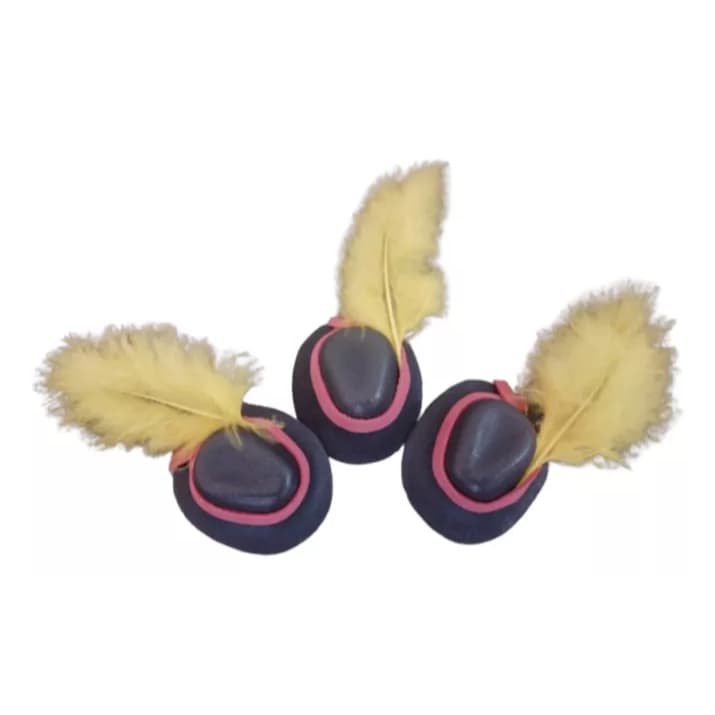 Kit Chapéu Gato De Botas Minis Lembrancinha C/10uni