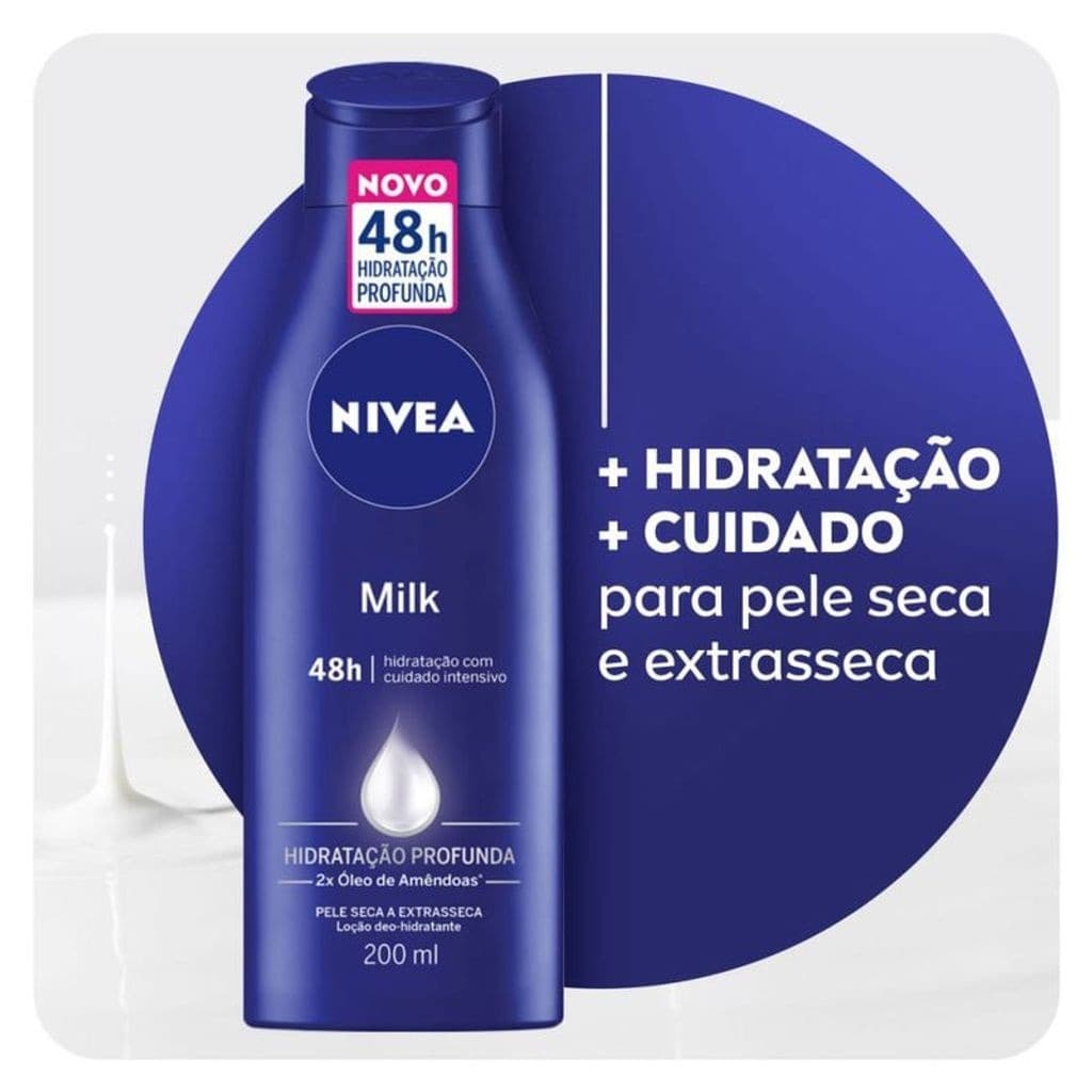 CREME HIDRATANTE NIVEA 200ML PELE OTIMA HIDRATADA