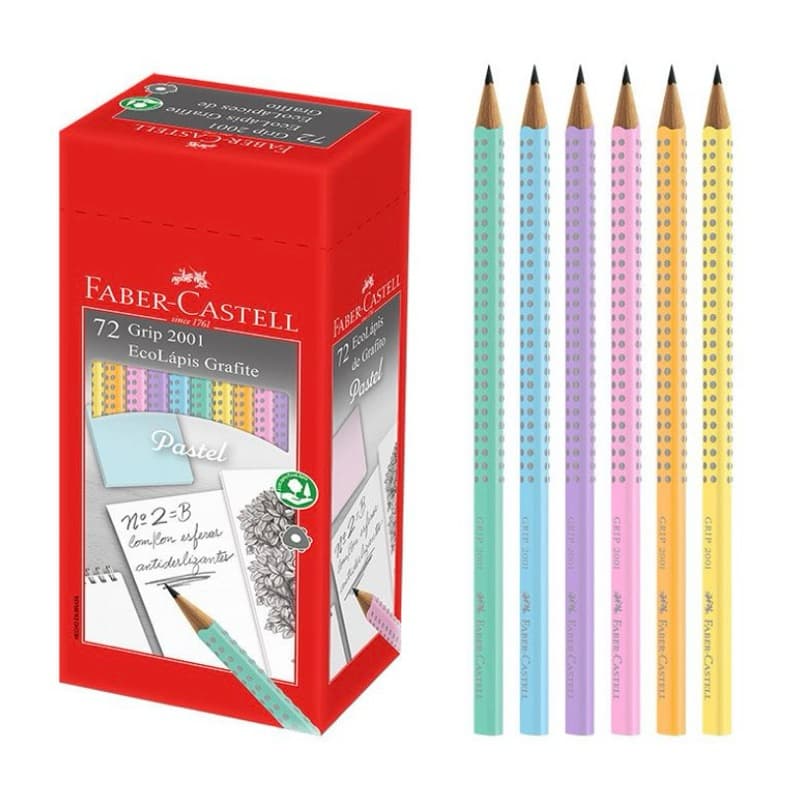 Lápis de escrever Faber Castell | Kit de Lápis de escrever | Lápis Grafite