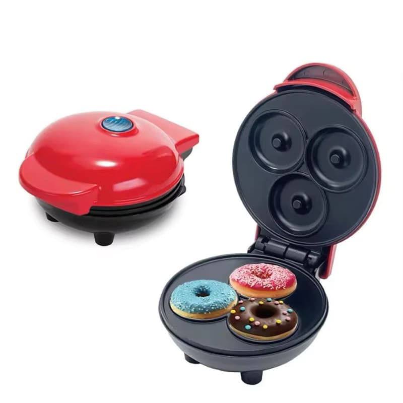 Mini Donuts Maker 110V – Máquina Elétrica Antiaderente para Rosquinhas